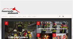 Desktop Screenshot of feuerwehr-siebnach.de