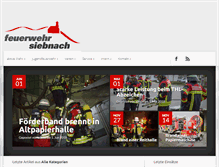 Tablet Screenshot of feuerwehr-siebnach.de
